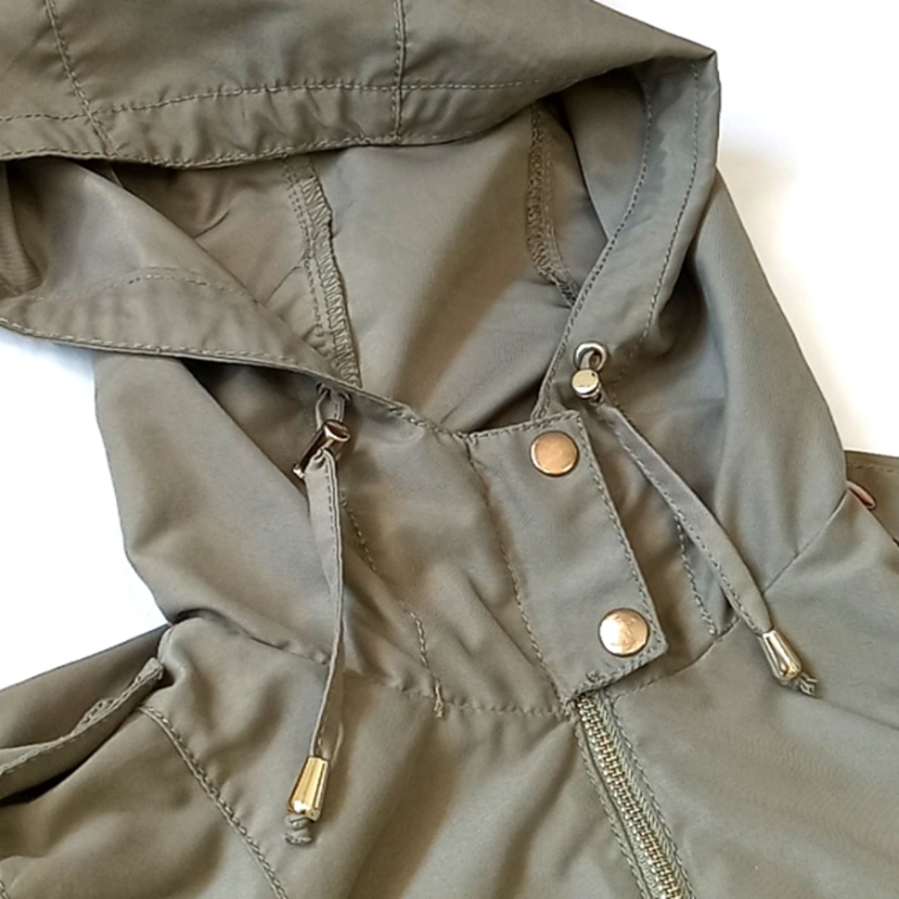 Revamped Olive Green Lightweight Cargo Jacket - Picture 7 of 9